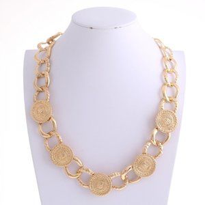 New Gold Metal Necklace